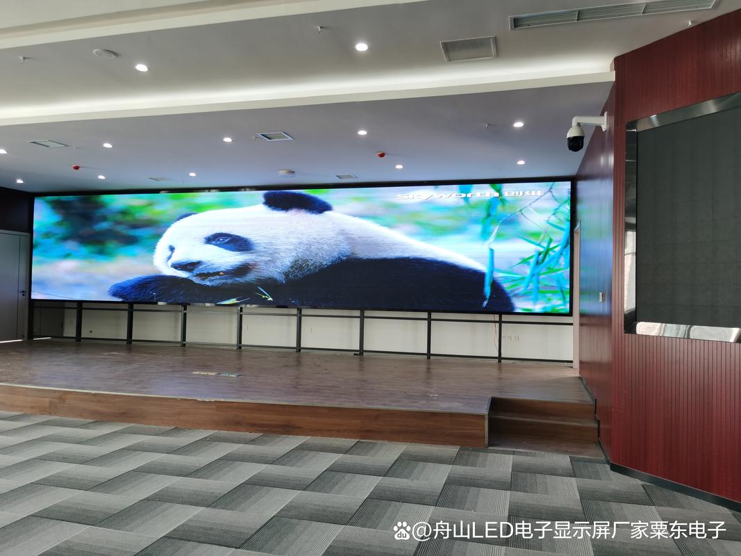 舟山海岛乡镇中心学校多功能礼堂 室内 led 显示屏低功耗节能技术